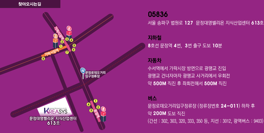 찾아오시는길